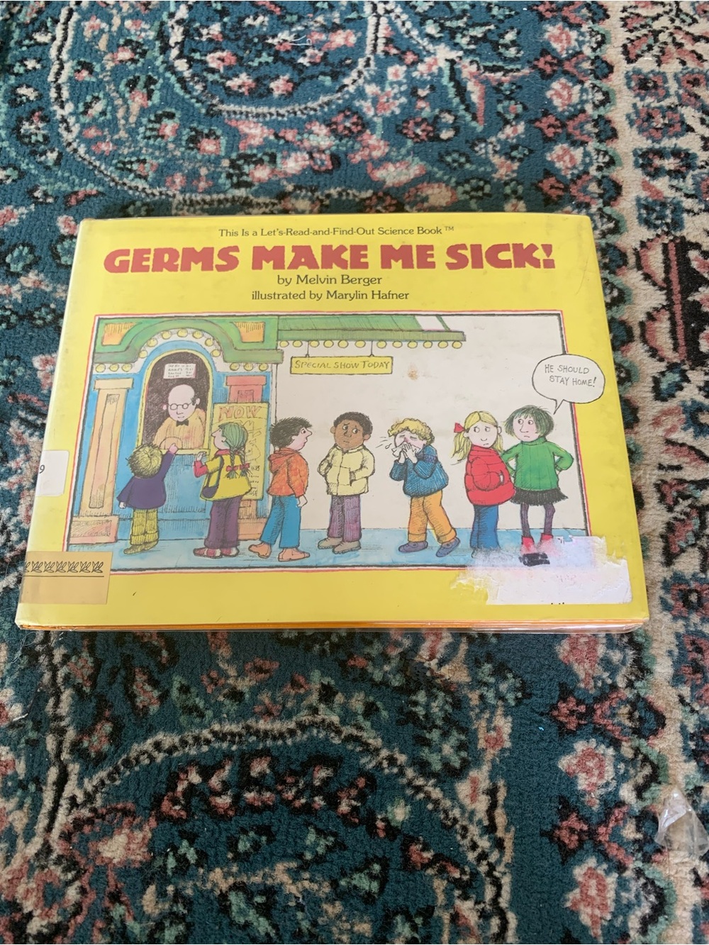 Vintage 1985 Germs Make Me Sick! by Melvin Berger – 1st Edition, 2nd Printing